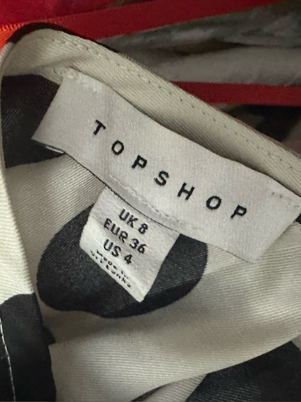Topshop Black and White Polka Dot Halter Maxi Dress with Ruffle Hem - Picture 5 of 5